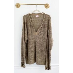 Pink Lily Green This Time Around Sweater